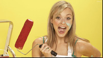 celebrities naughty pics fearne cotton open mouth naughty pose yellow background